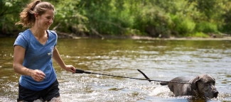 Swimming in the Apple River